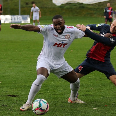 Regionalliga West: Wuppertaler SV - SC Fortuna Koeln *** NUR FUeR REDAKTIONELLE ZWECKE *** EDITORIAL USE ONLY ***Fussball Regionalliga West 14.Spieltag Samstag 04.11.2023 Wuppertaler SV - SC Fortuna Koeln Stadion am Zoo Wuppertal Arnold Budimbu (Fortuna Koeln) und Kevin Hagemann (WSV) Deutschland Wuppertal Copyright: StefanxRittershaus *** Regionalliga West Wuppertaler SV SC Fortuna Koeln FOR EDITORIAL PURPOSES ONLY p Soccer Regionalliga West 14 Matchday Saturday 04 11 2023 Wuppertaler SV SC Fortuna Koeln Stadion am Zoo Wuppertal Arnold Budimbu Fortuna Koeln and Kevin Hagemann WSV Germany Wuppertal Copyright StefanxRittershaus Copyright: StefanxRittershaus doc7sopfnhsk8jfgptwcqk ,EDITORIAL USE ONLY