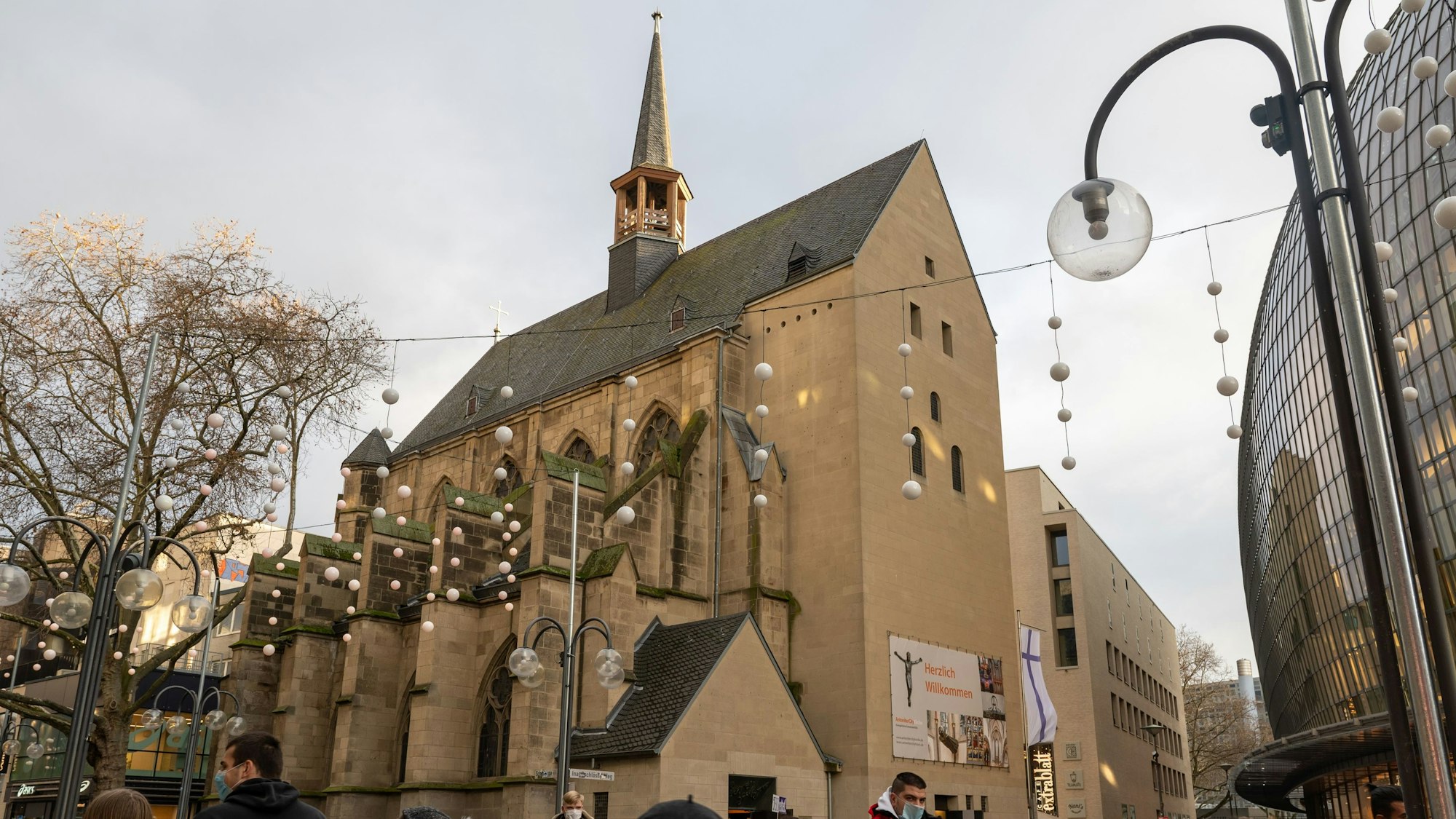 Gebäude der evangelischen Antoniterkirche in der Schildergasse