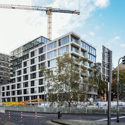 Die Baustelle des WDR-Filmhauses an der Nord-Süd-Fahrt im November.