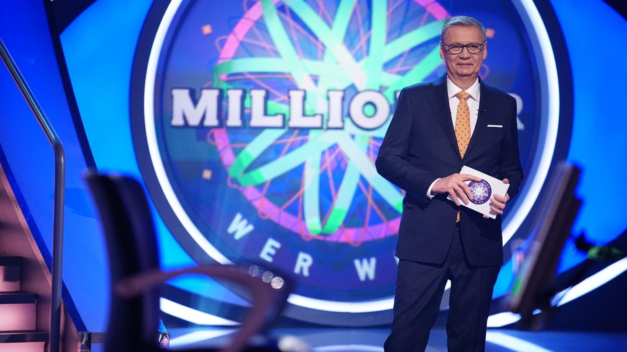 RTL-Moderator Günther Jauch bei „Wer wird Millionär?“