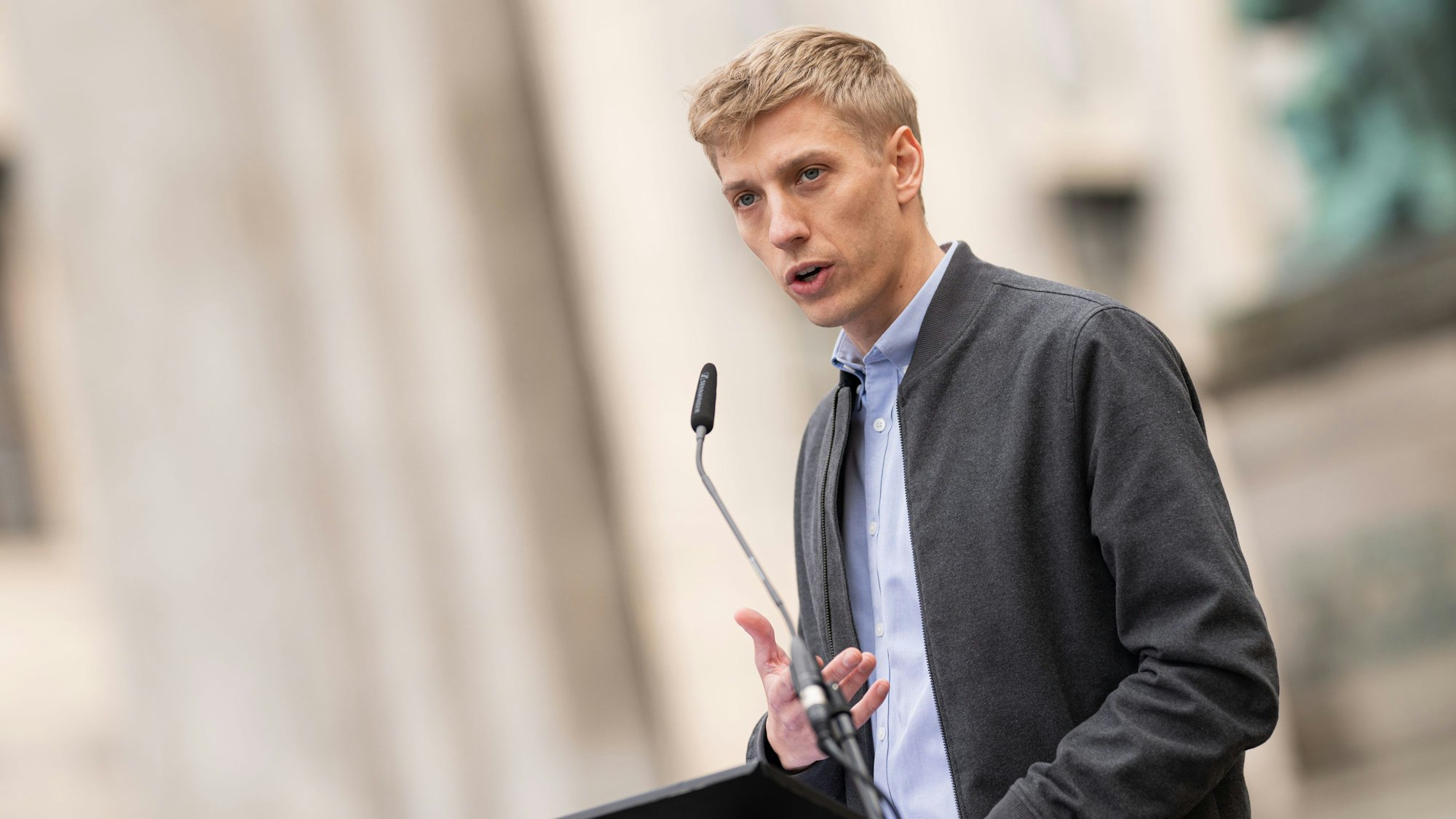 Münchens Zweiter Bürgermeister Dominik Krause vom Bündnis 90/Die Grünen