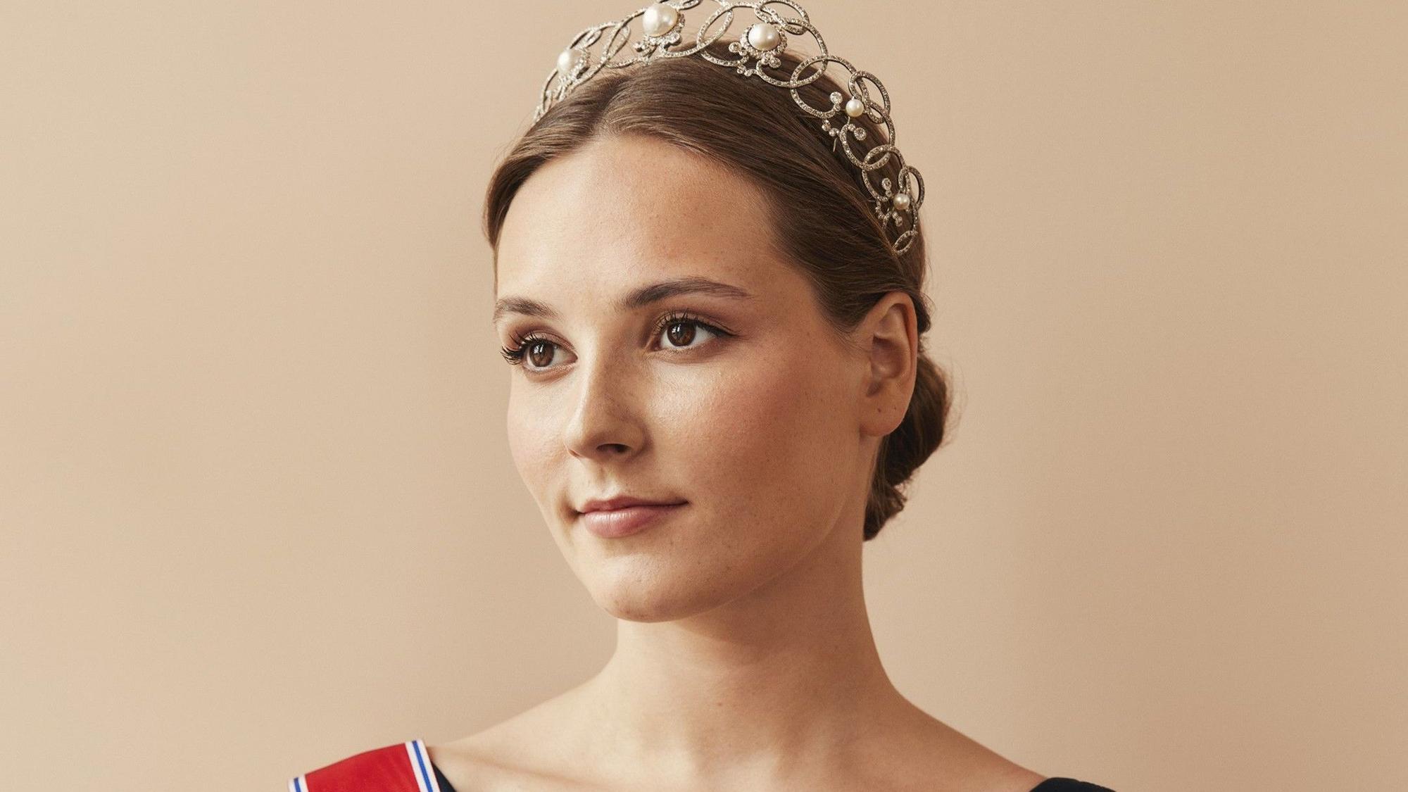 Prinzessin Ingrid Alexandra Porträtaufnahme.