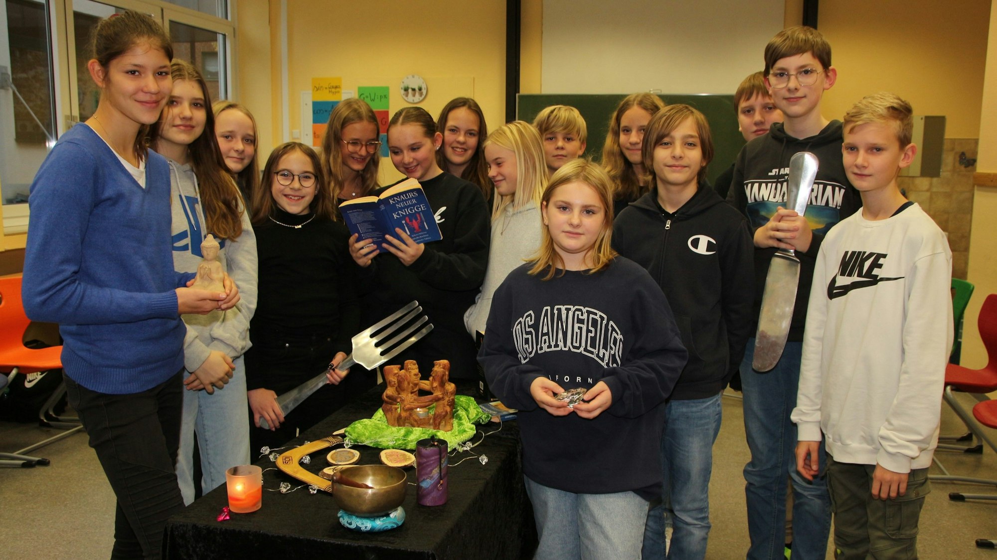 Gruppenfoto der Klasse 7a der Realschule Lindlar.