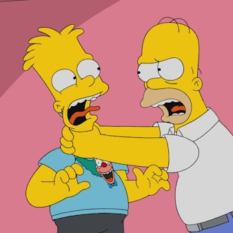 THE SIMPSONS, from left: future Bart Simpson, Homer Simpson, Mr. Lisa s Opus , Season 29, ep. 2908, aired Dec. 3, 2017. TM and Copyright 20th Century Fox Film Corp. All rights reserved./courtesy Everett Collection ACHTUNG AUFNAHMEDATUM GESCHÄTZT PUBLICATIONxINxGERxSUIxAUTxONLY Copyright: x20thCentFox/CourtesyxEverettxCollectionx TCDSIMP FE244