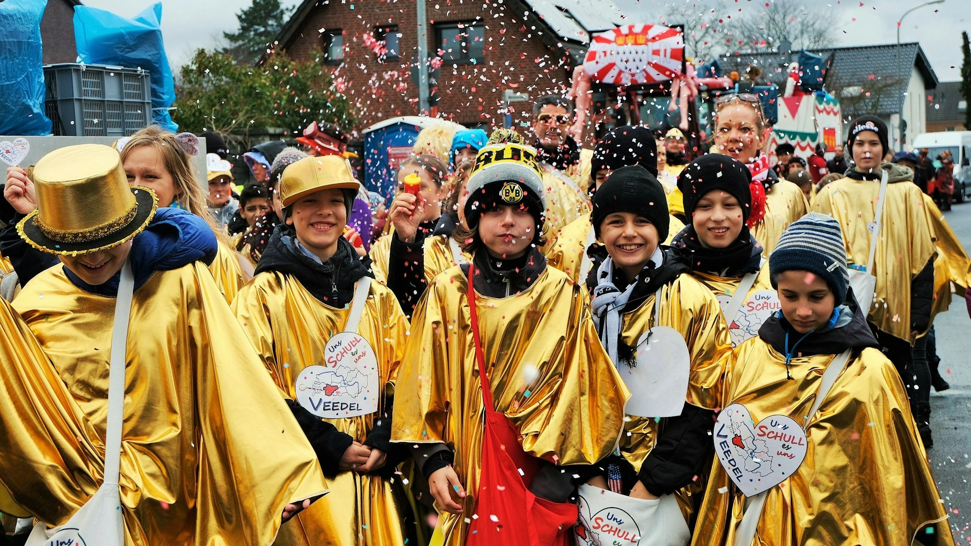 Beim Veedelszoch Köln-Widdersdorf haben auch die Kleinsten großen Spaß.