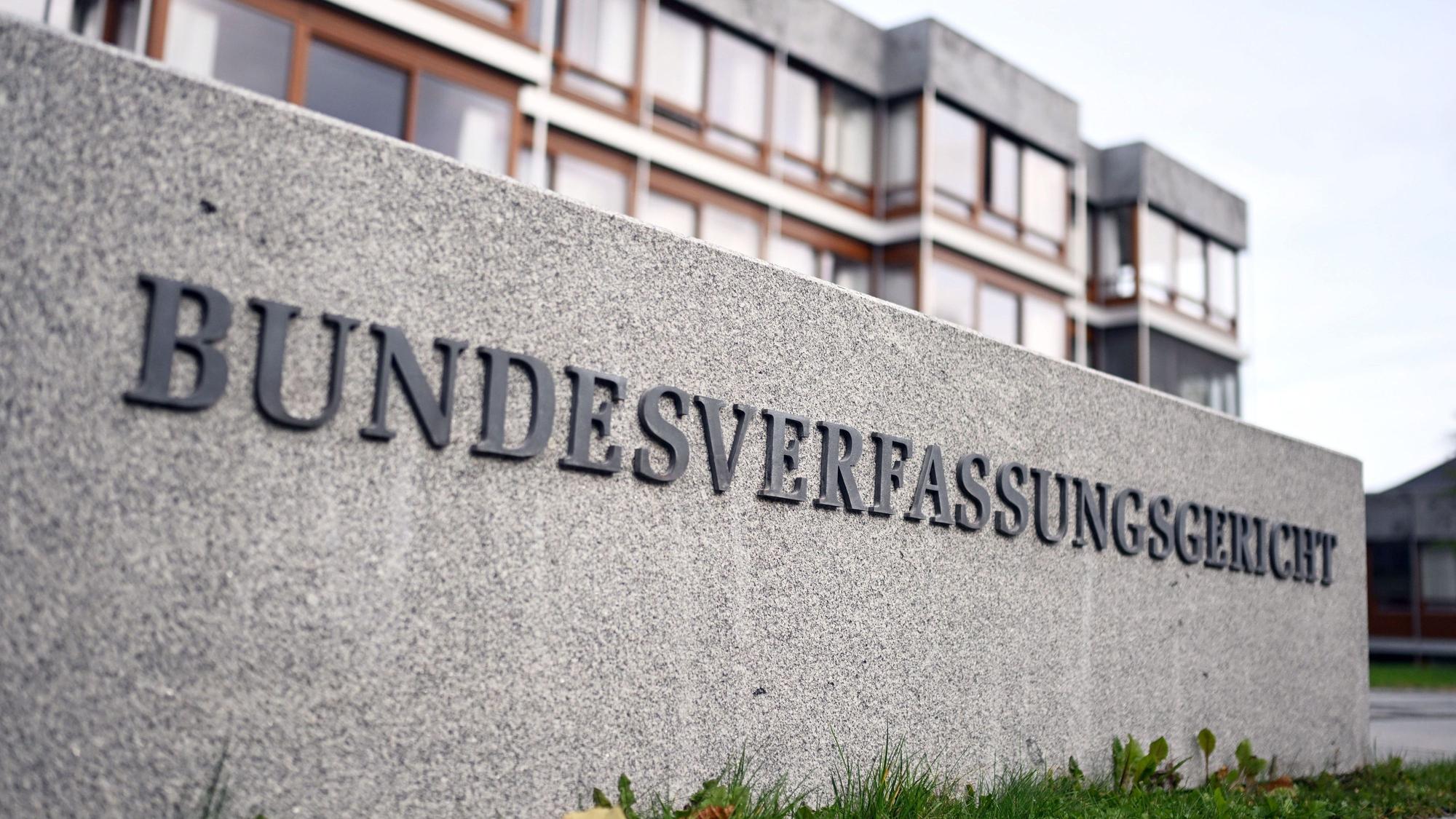 Außenaufnahme des Bundesverfassungsgerichts in Karlsruhe