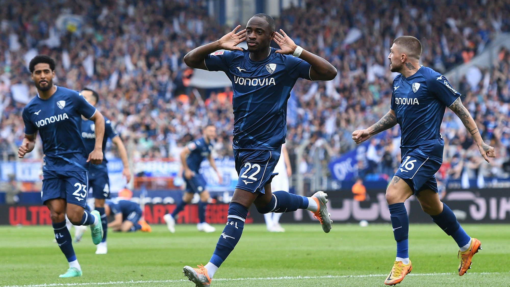 Christopher „Jimmy“ Antwi-Adjei beim Torjubel