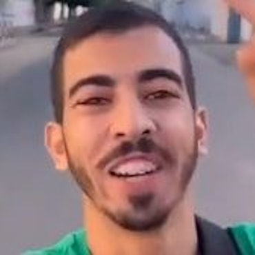 Saleh Aljafarawi während eines Instagram-Videos