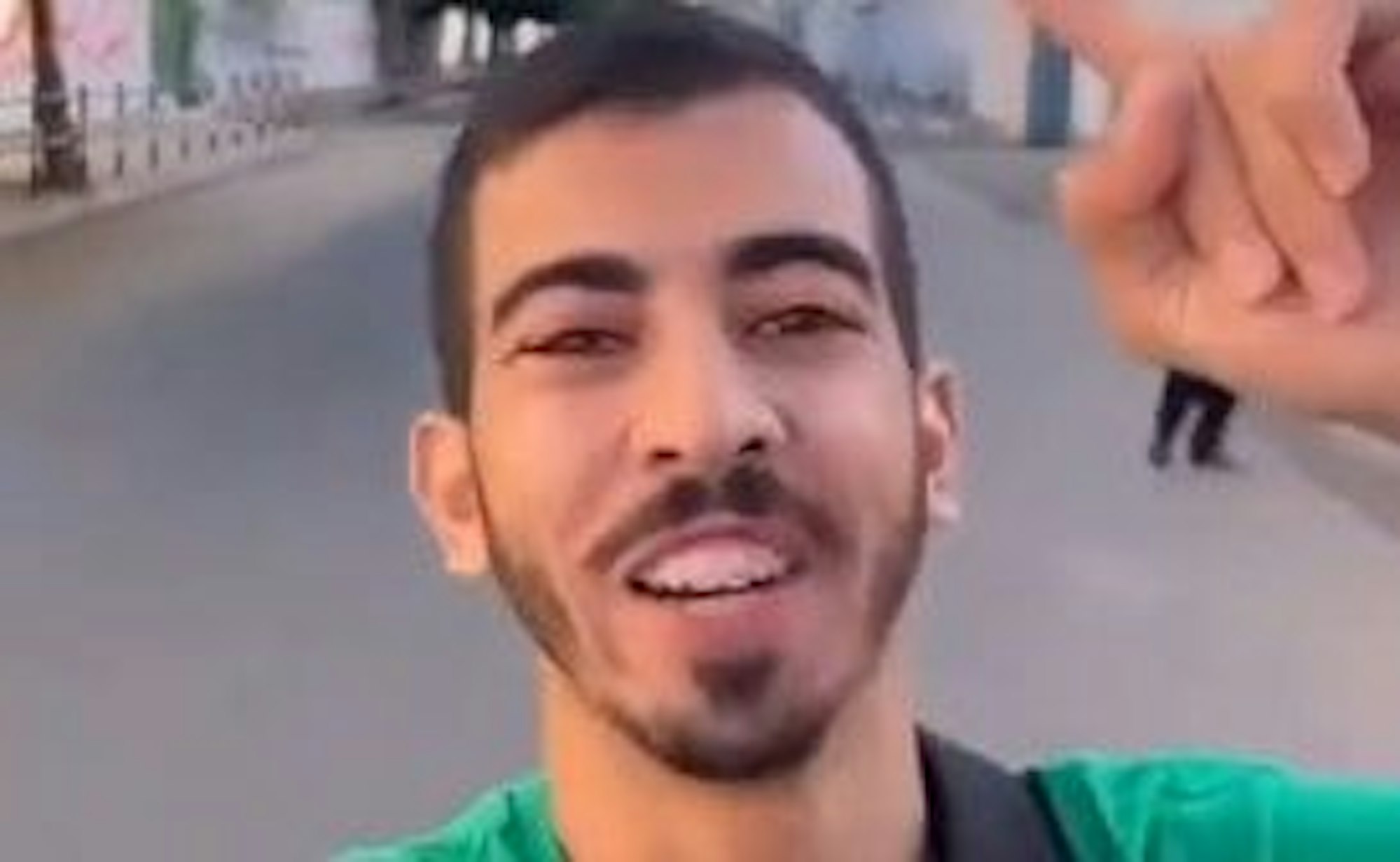 Saleh Aljafarawi während eines Instagram-Videos