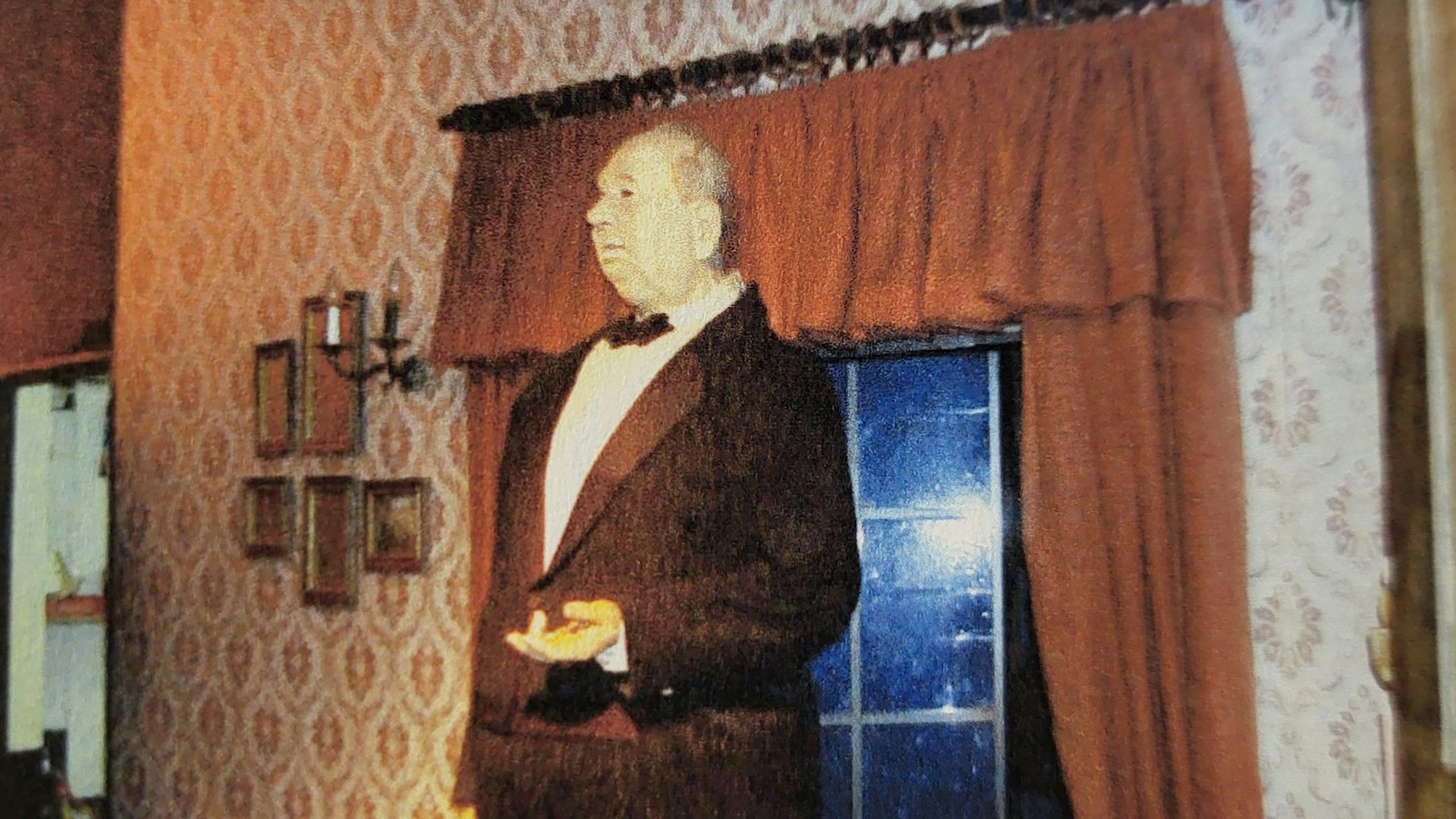 Die legendäre Puppe von Alfred Hitchcock in der Hollywood Tour im Phantasialand.