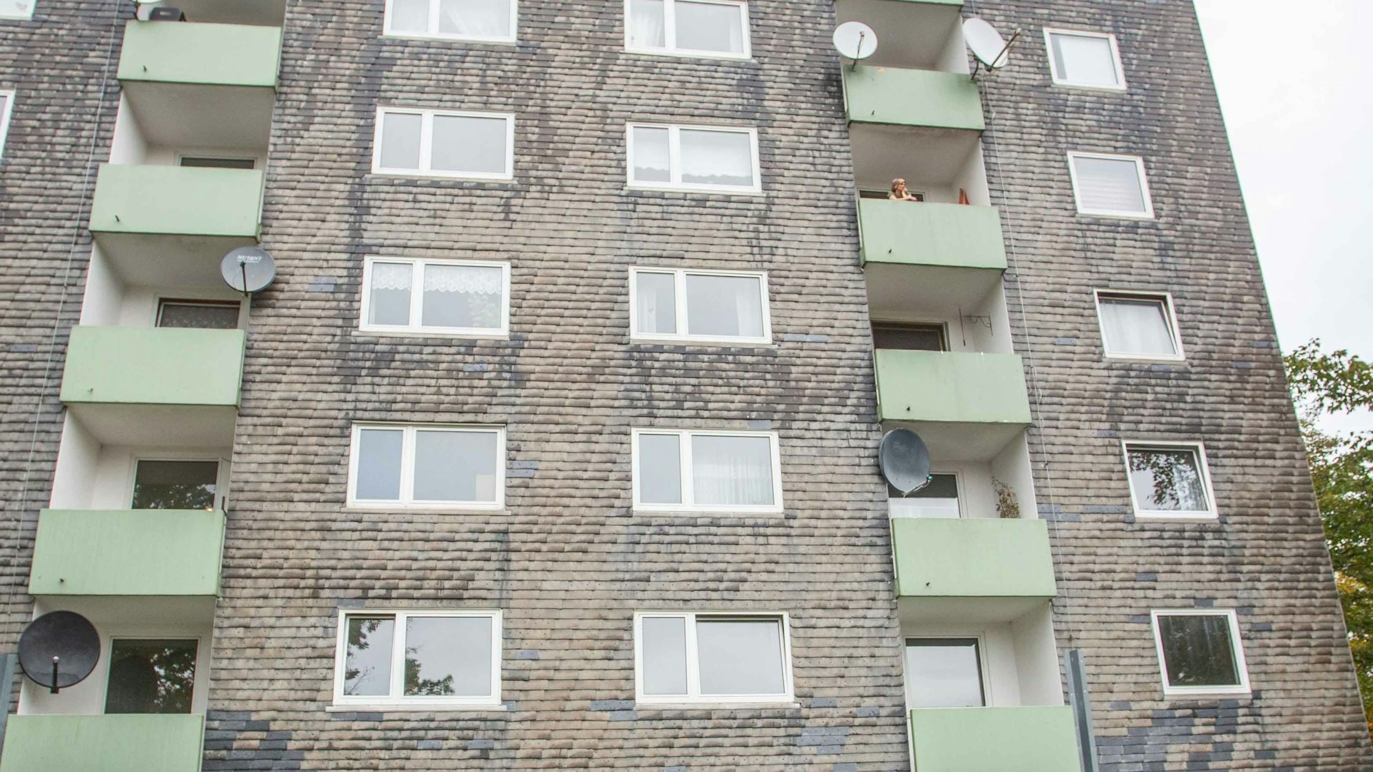 Blick auf ein Hochhaus