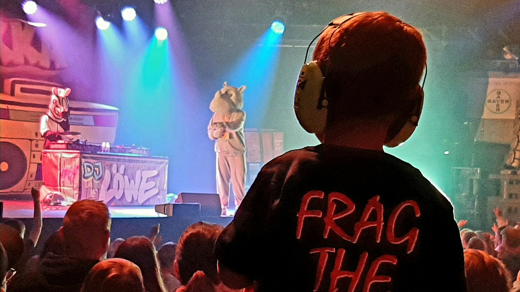 Konzert von Dikka (Rapmusik für Kinder) im Forum bei den Leverkusener Jazztagen.