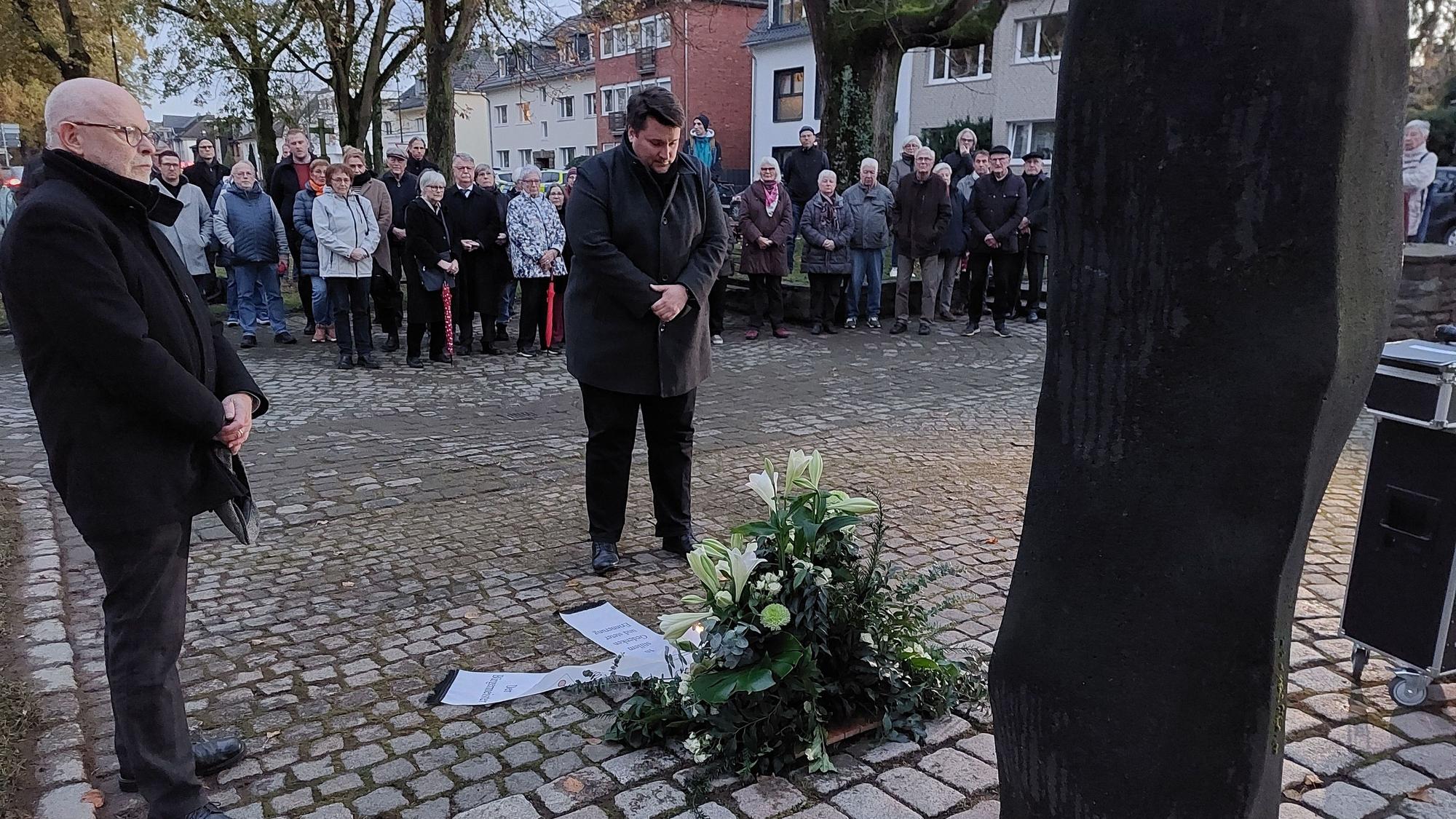 Pogromgedenken in Troisdorf.