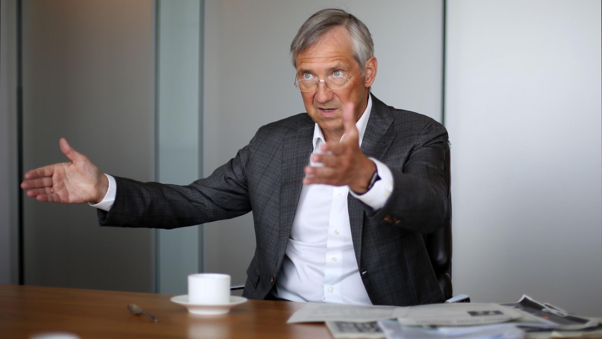 Bert Flossbach, Mitgründer von Flossbach von Storch im Juni 2021.