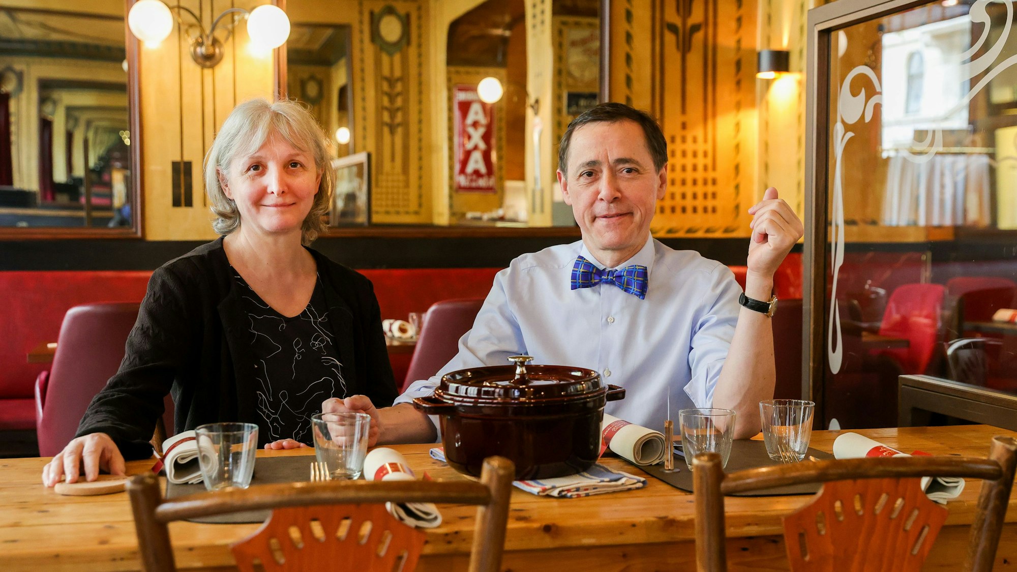 Liliane und Vincent Moissonnier im „Le Moissonnier Bistro“
