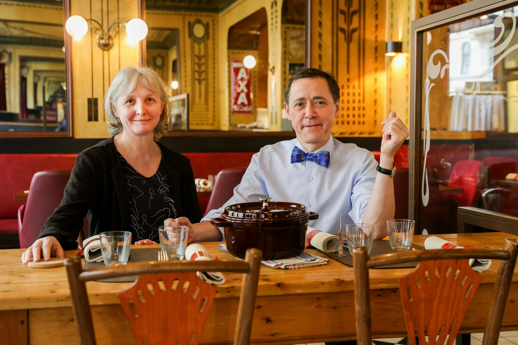 Köln: Das "Le Moissonnier Bistro" für Carsten Henns Geschmacksache.
Im Bild die Inhaber Liliane Moissonnier und Vincent Moissonnier.