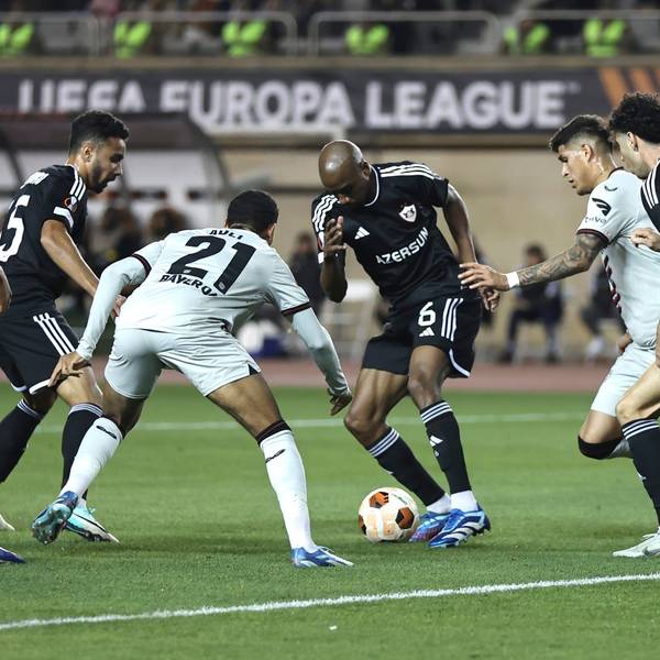Zähes Spiel zwischen Karabach Agdam und Bayer 04 Leverkusen.