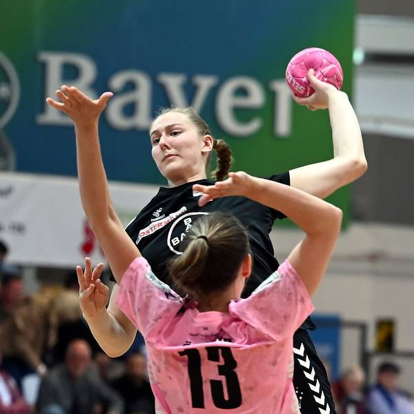 20.05.2023, Handball-Bayer Leverkusen-Halle
oben: Vioila Leuchter (Bayer)
Foto: Uli Herhaus