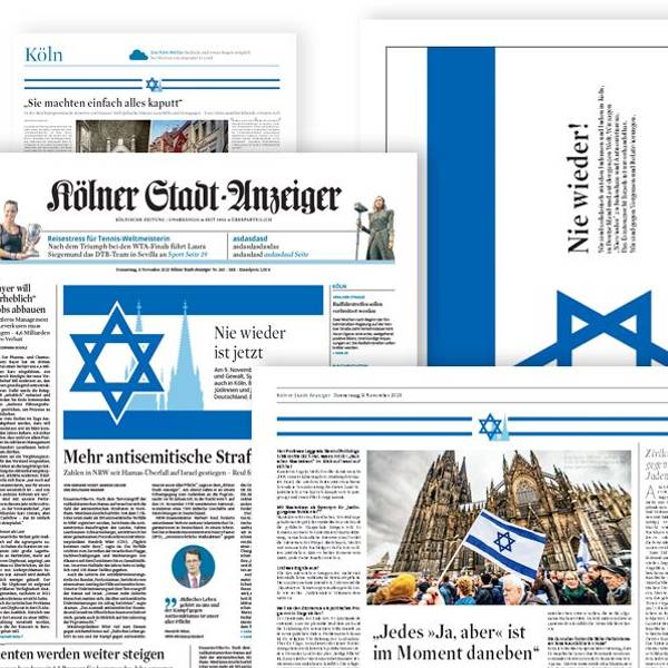 Eine Sonderausgabe des Kölner Stadt-Anzeiger zum Gedenken an die Pogromnacht.