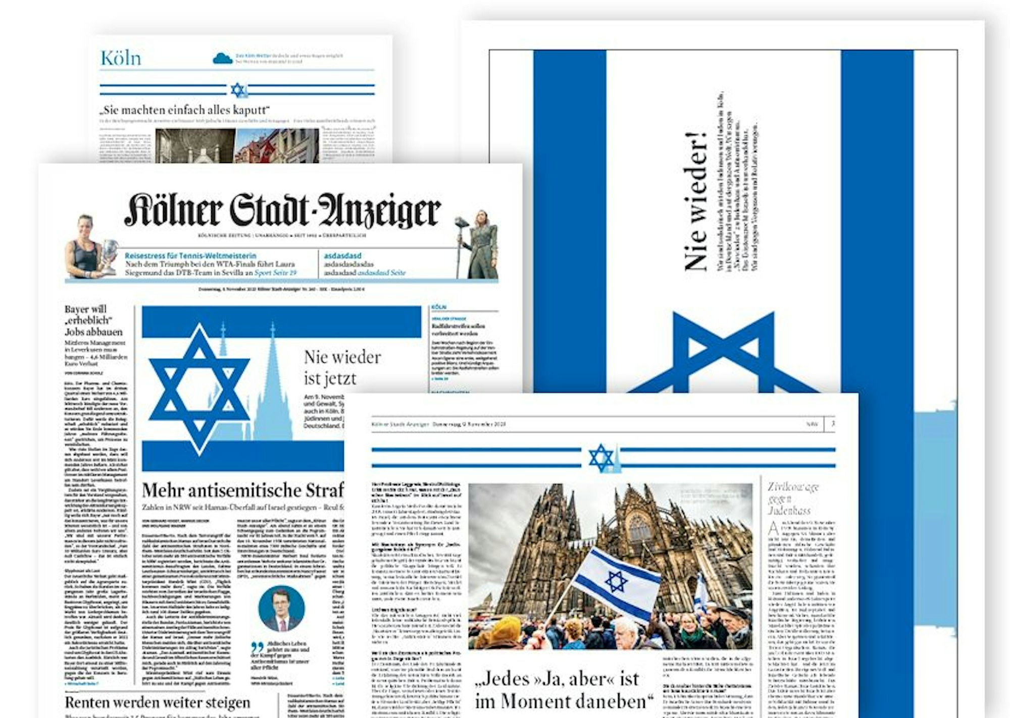 Eine Sonderausgabe des Kölner Stadt-Anzeiger zum Gedenken an die Pogromnacht.