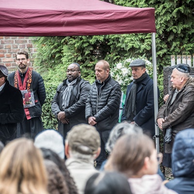 Die gedenkveranstaltung der Stadt zum 9. Novermber war in diesem Jahr besonders gut besucht.