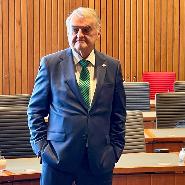 Herbert Reul im Untersuchungsausschuss Lügde