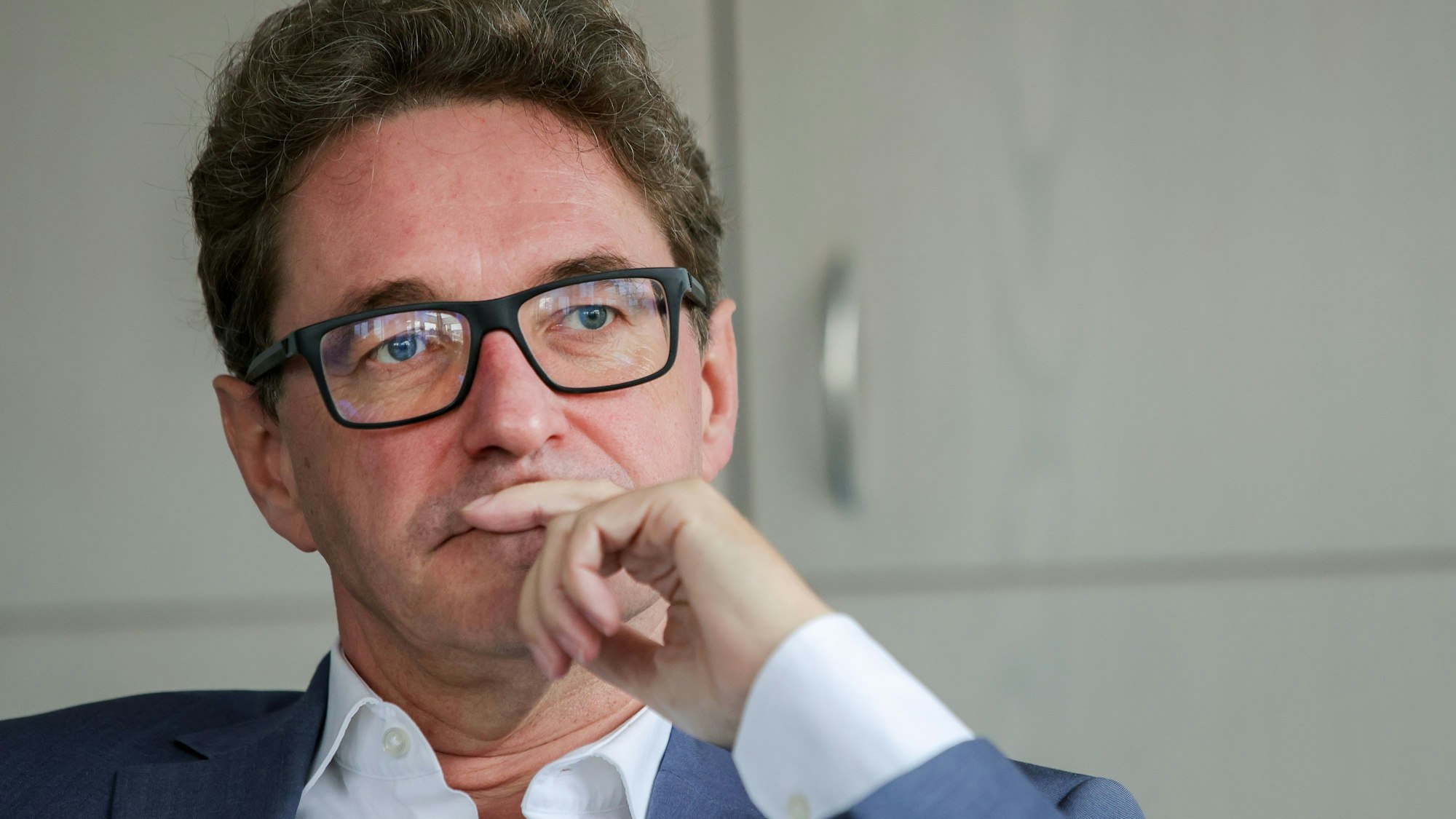 09.11.2023, Köln: Interview mit Dr. Matthias Hamann, dem neuen Direktor des Kölnischen Stadtmuseums.
Foto: Michael Bause