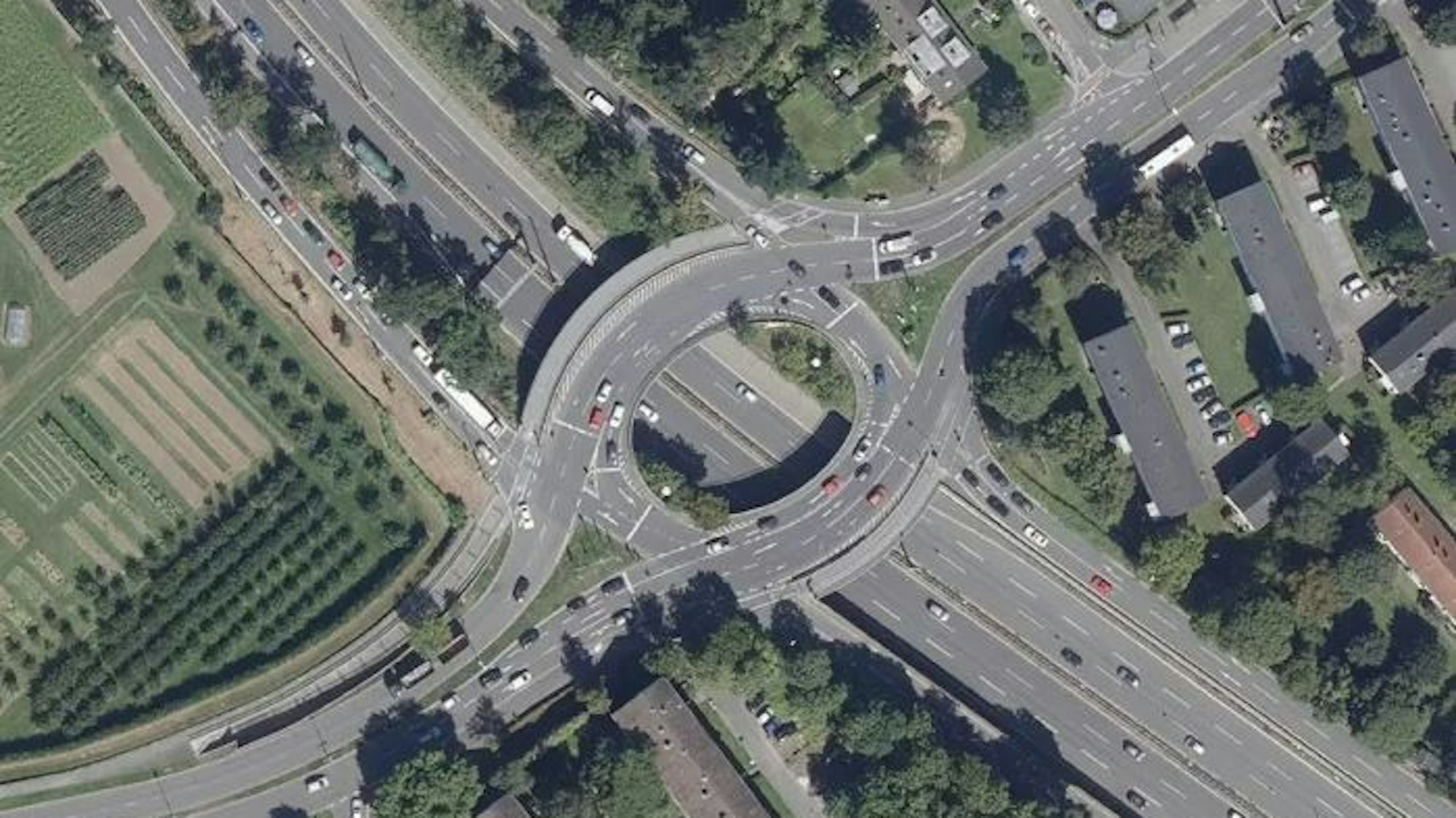 Das Endenicher Ei in Bonn wird an der A565 ab Montag gesperrt.