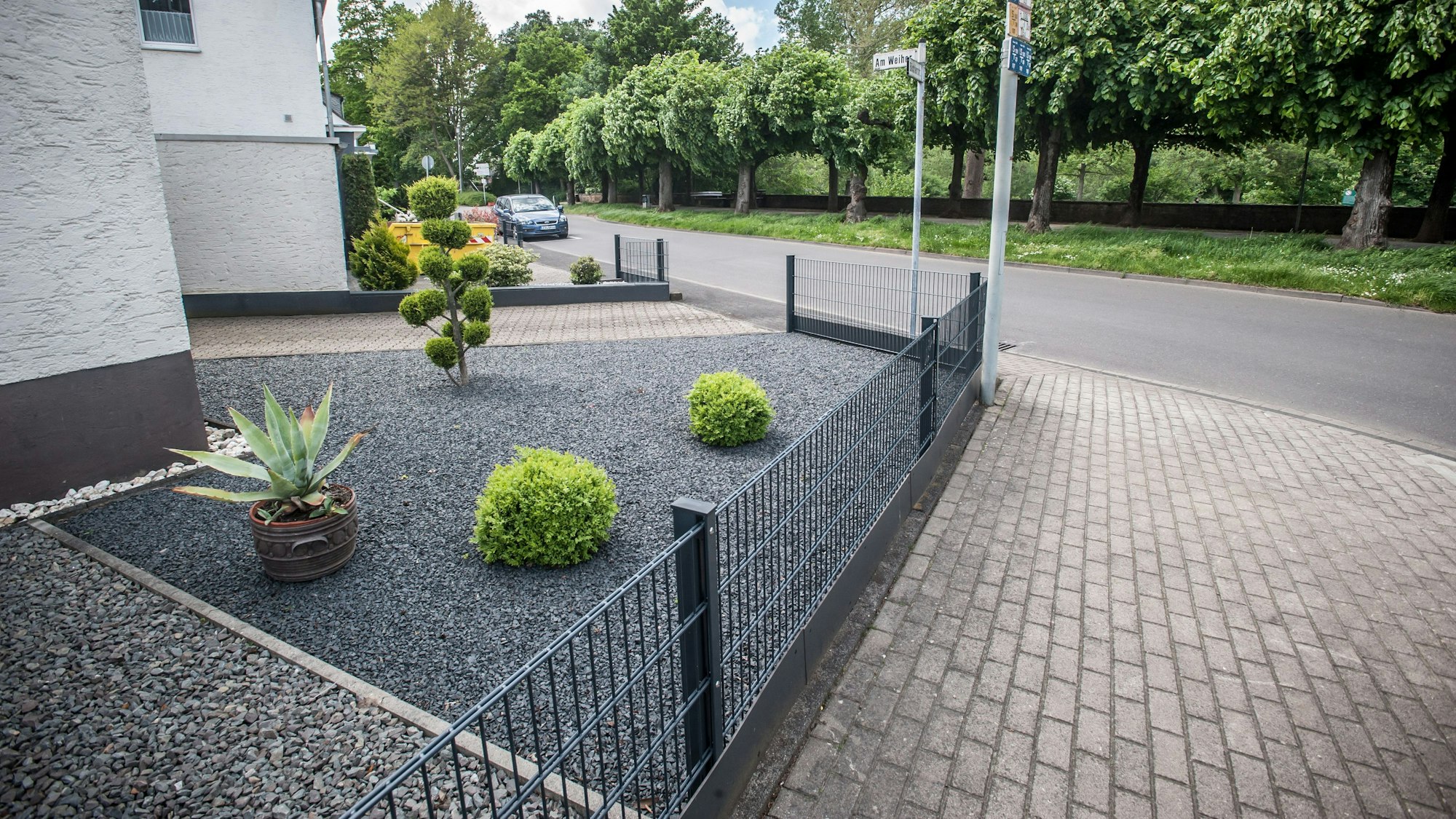 Ein Schottergarten in Opladen