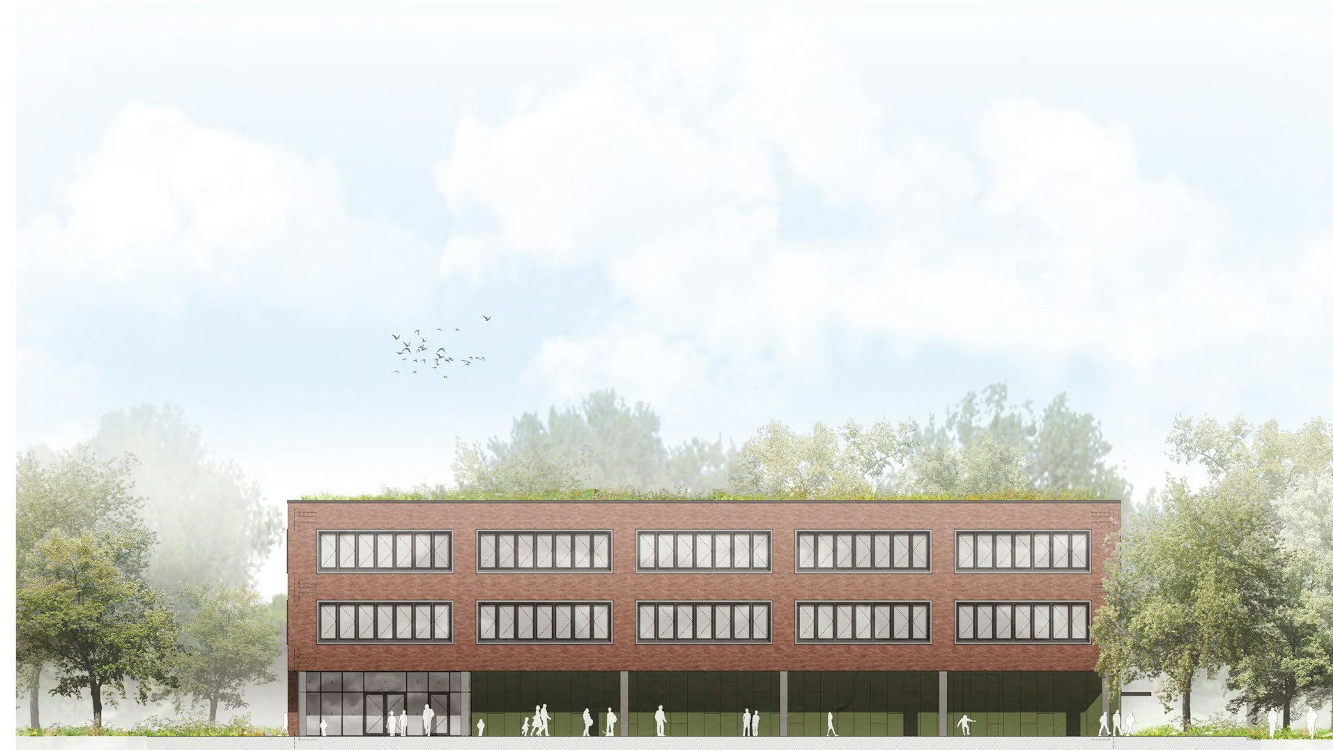Realschule am Stadtpark, Dreifachhalle Foto: Stadt Leverkusen