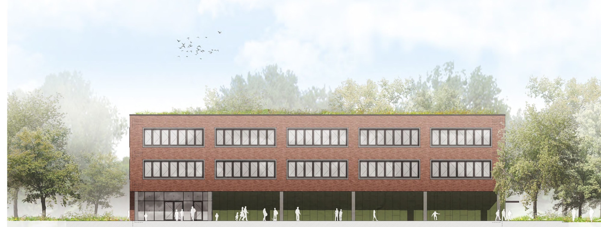 Realschule am Stadtpark, Dreifachhalle Foto: Stadt Leverkusen