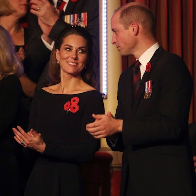 Dieses Bild haben Kate und William für ihre Social-Media-Konten ausgewählt. Es stammt vom Royal British Legion Festival of Remembrance in der Royal Albert Hall in London im November 2019.