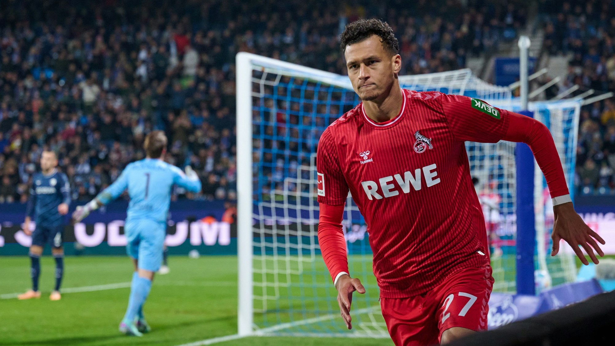 Davie Selke gelang in der zweiten Halbzeit nach Linton Mainas Flanke der Ausgleich.