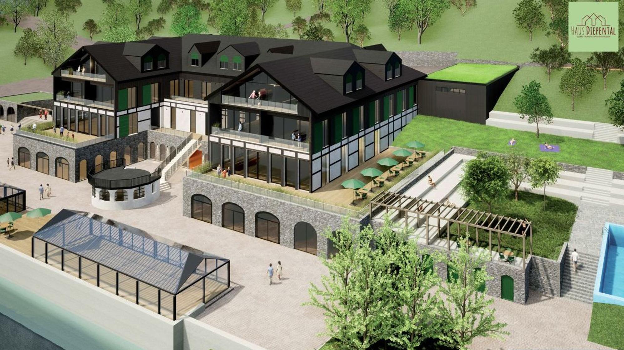 Haus Diepental, wie es den Planern vorschwebt.