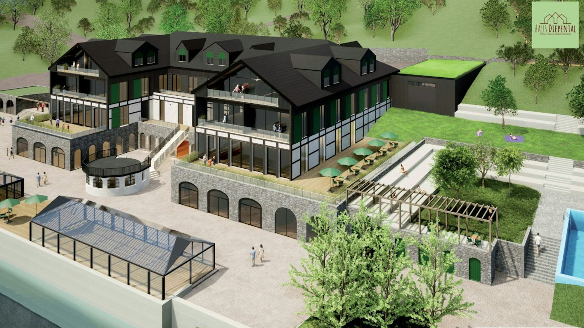 Haus Diepental, wie es den Planern vorschwebt.