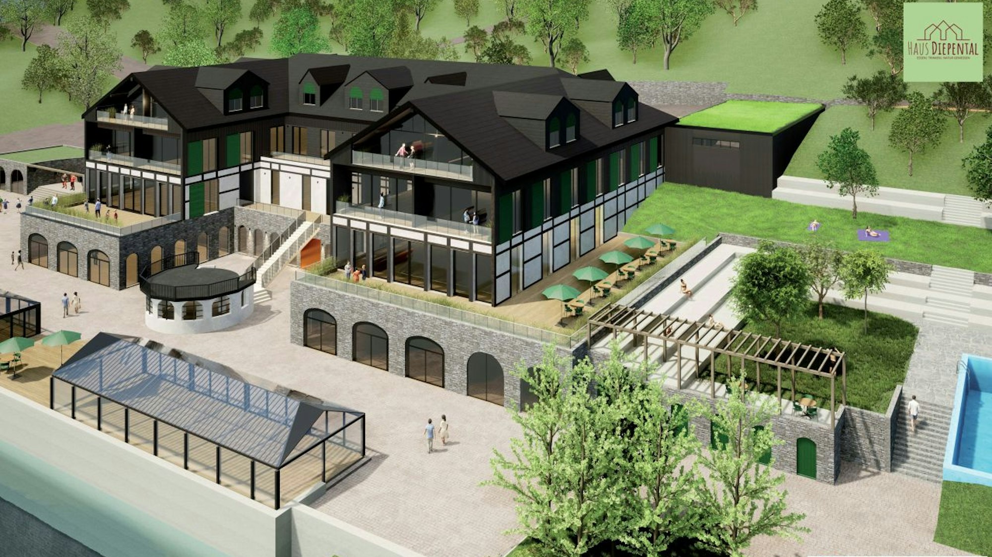 Haus Diepental, wie es den Planern vorschwebt.