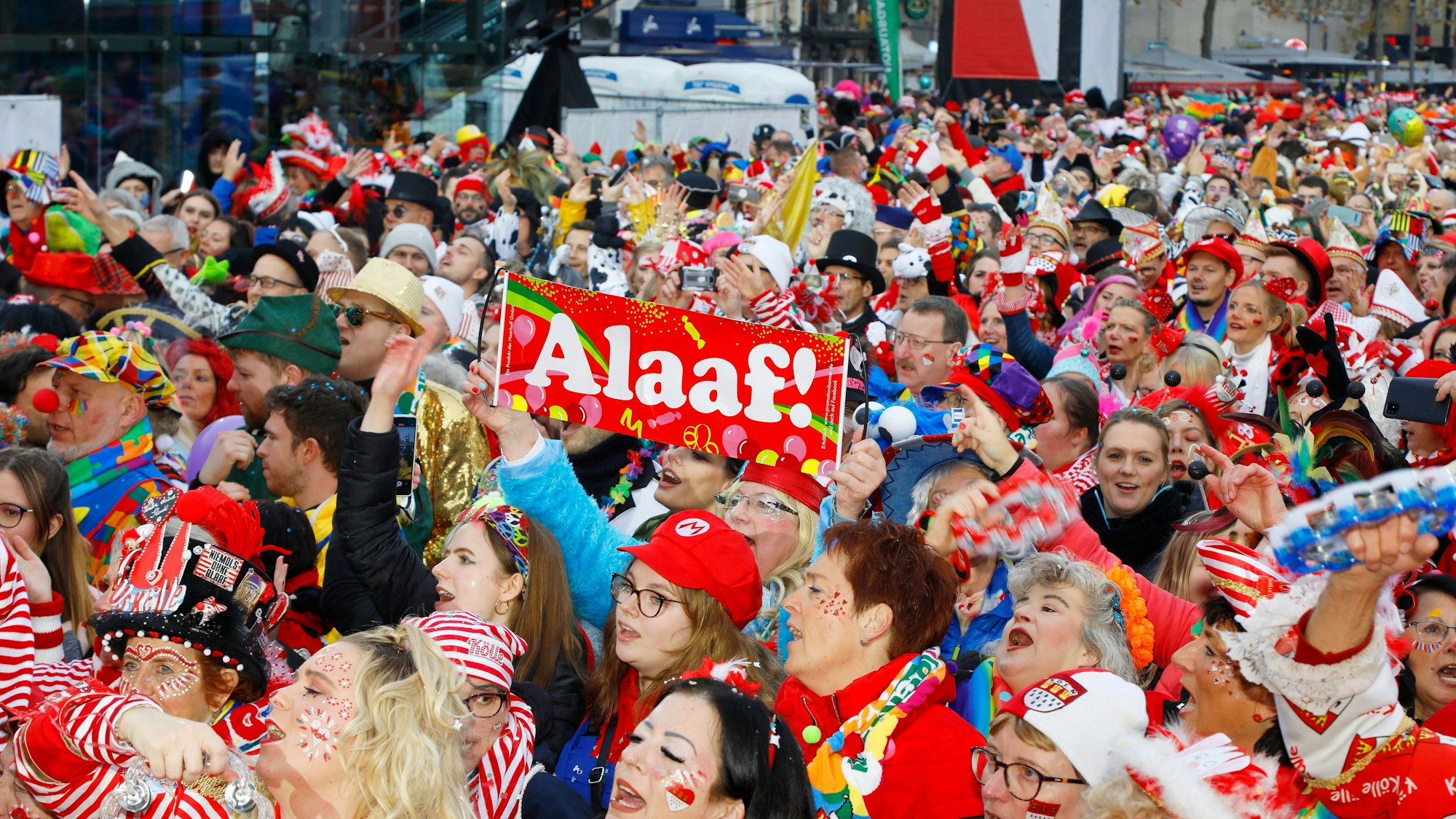 Jecke auf dem Heumarkt