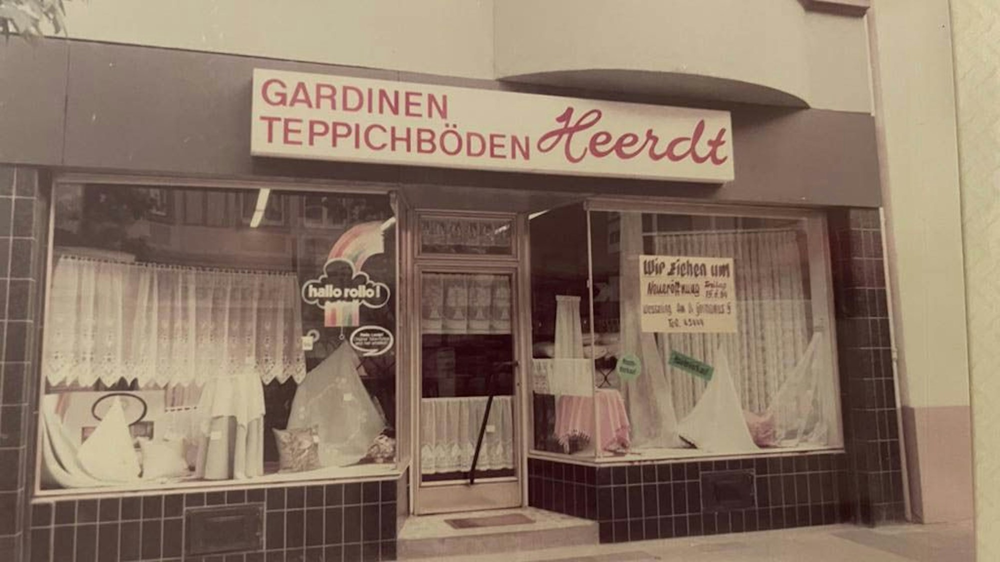 Eine Schaufensterfront