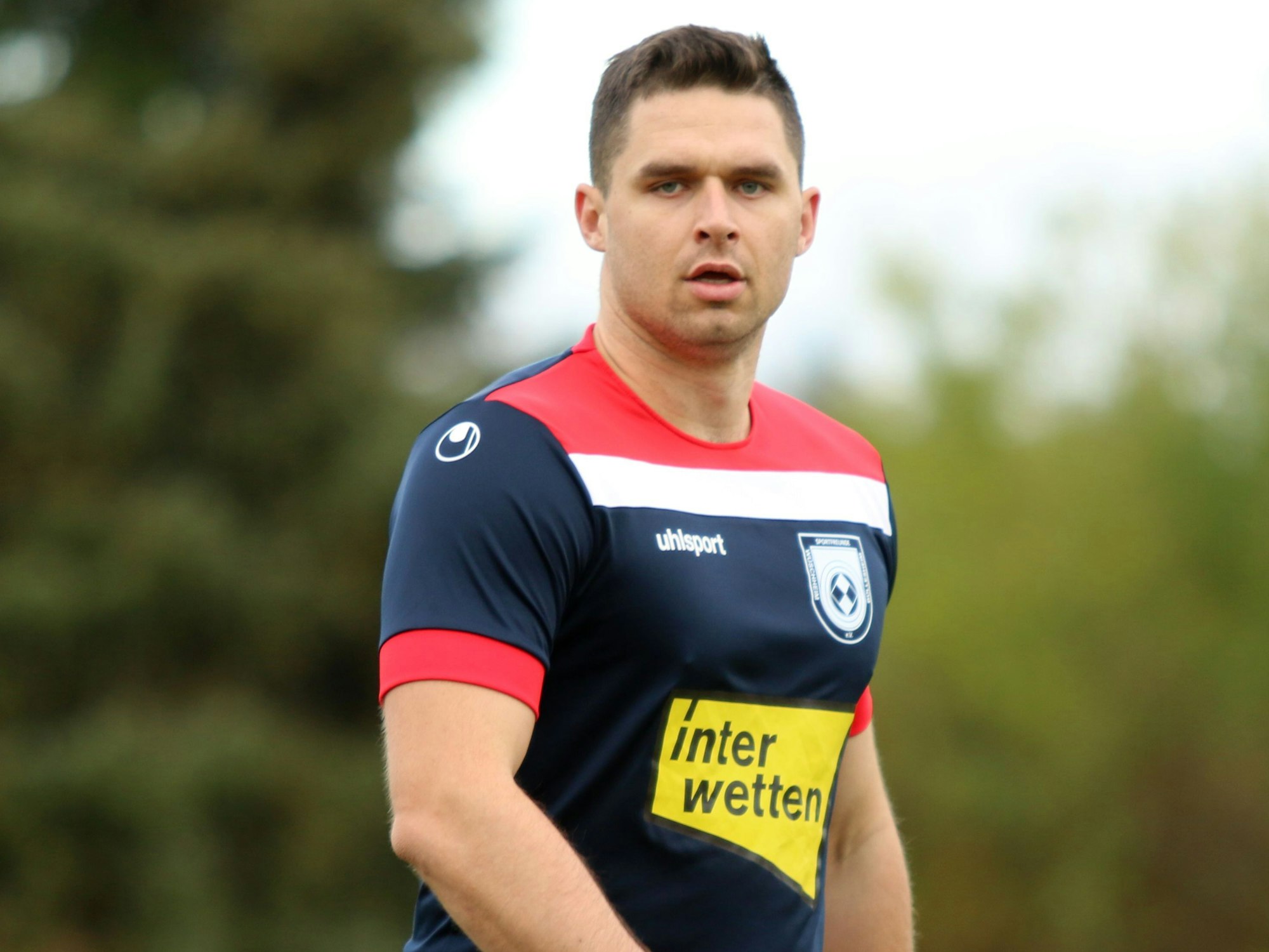 Lucas Carell im Trikot der Sportfreunde Wüschheim-Büllesheim.