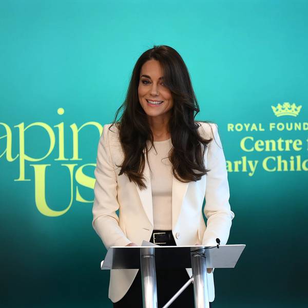 Prinzessin Kate im März 2023 bei einer Rede im Rahmen ihrer Kampagne „Shaping Us“.