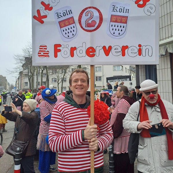 Jecke beim Veedelszoch Köln-Kalk und Humboldt-Gremberg.