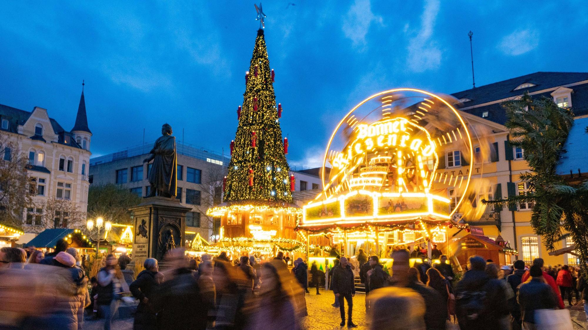 Der Bonner Weihnachtsmarkt im Jahr 2022.
