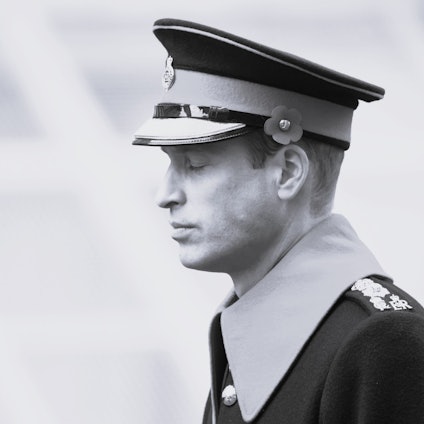 Der Prinz von Wales bei der Gedenkfeier zum „Remembrance Sunday“ am Kriegsdenkmal Cenotaph auf der Whitehall in London.