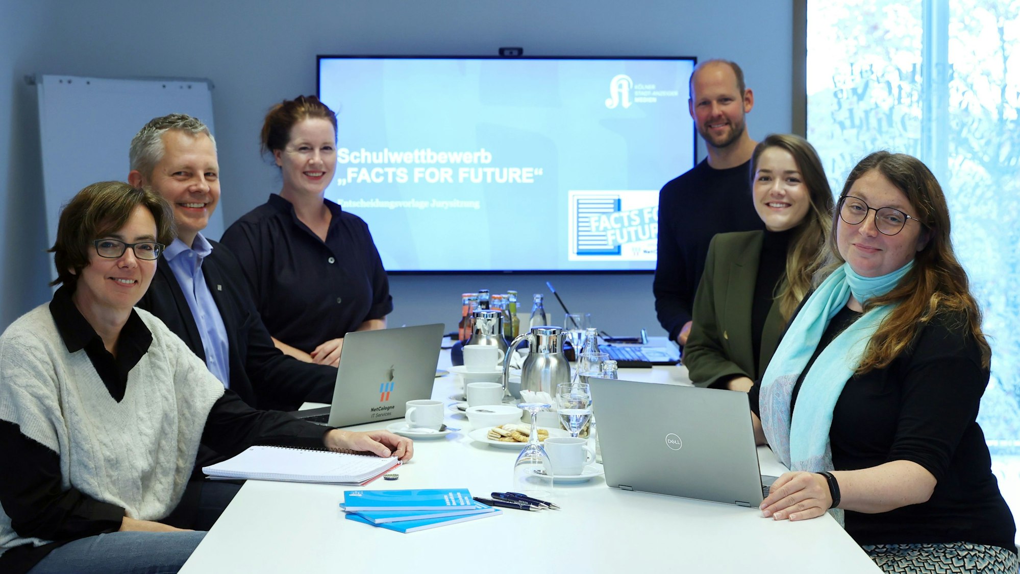 Alexandra Ringendahl (Kölner Stadt-Anzeiger), Christian Lemke (NetCologne) und Alexandra Habicher (Universität Köln).