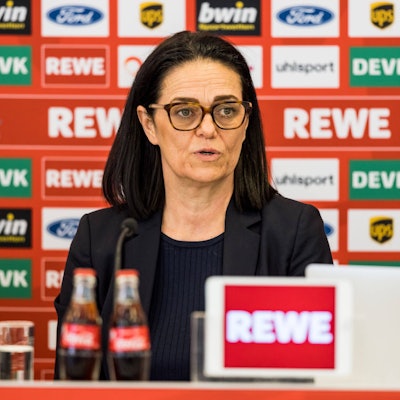 1. FC Koeln Pressekonferenz FC-Renntag 14.04.2022 Nicole Fischer geschaeftsfuehrendes Vorstandsmitglied der Stiftung 1. FC Koeln Pressekonferenz 1. FC Koeln FC-Renntag Geissbockheim, 14.04.2022 *** 1 FC Koeln Press Conference FC Renntag 14 04 2022 Nicole Fischer Managing Board Member of the Foundation 1 FC Koeln Press Conference 1 FC Koeln FC Renntag Geissbockheim, 14 04 2022 Copyright: xBEAUTIFULxSPORTS/Wunderlx