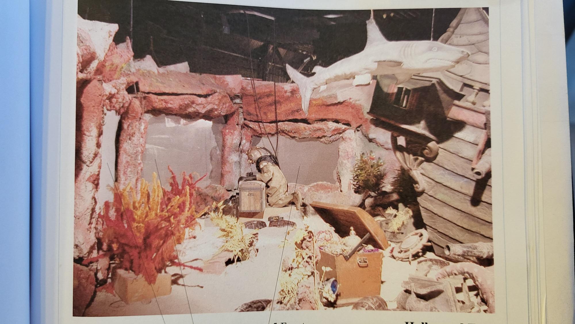 Das Foto zeigt eine andere damals noch unfertige Szene der Hollywood Tour im Bau.