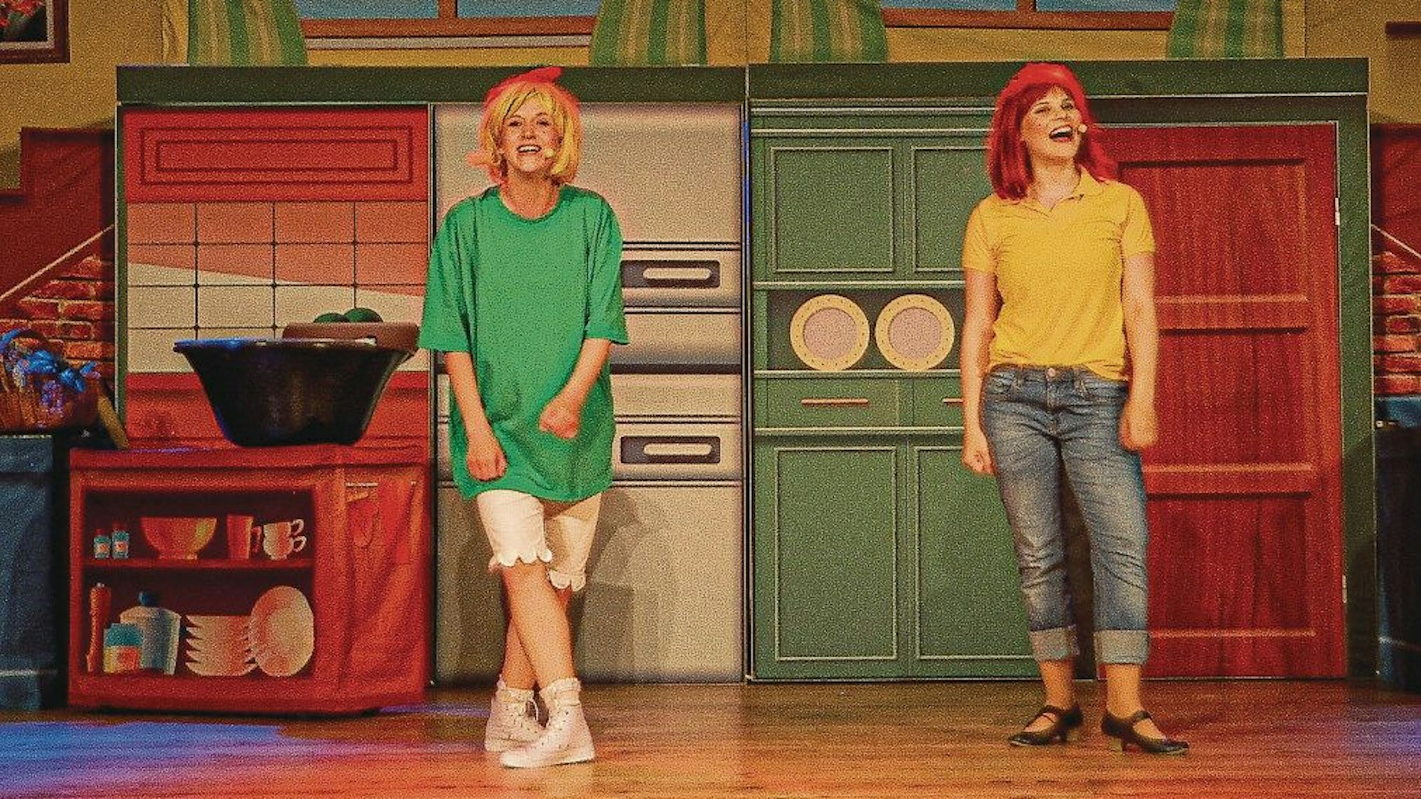 Haben das Publikum verzaubert: Bibi Blocksberg (l.) und ihre Mutter Barbara Blocksberg.