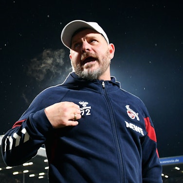 Steffen Baumgart rechnet nicht damit, einen Abstieg als FC-Trainer zu „überleben“; der Vertrag des Trainers ist nur für die Erste Liga geschlossen.