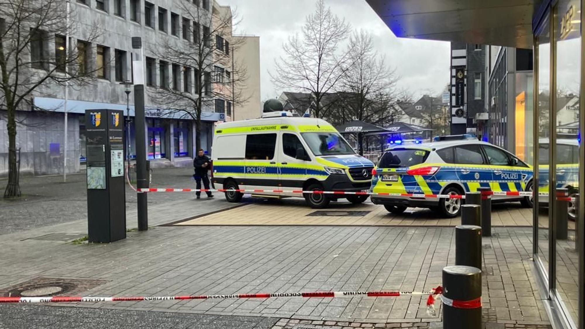 Der Ort des Vorfalls an der Ecke Kampstraße/Hindenburgstraße am Dienstagmittag.
