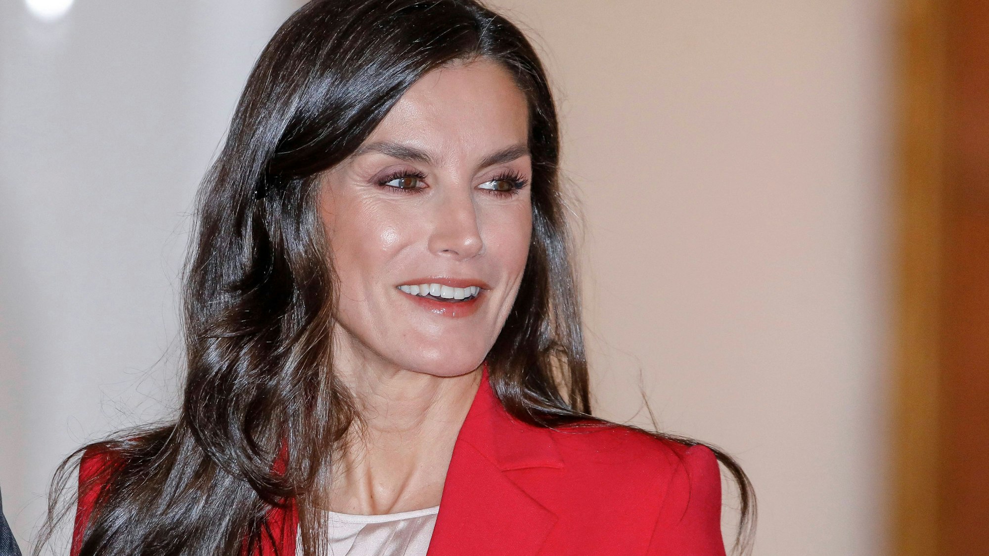 Königin Letizia bei der Ausstellungseröffnung in Madrid.